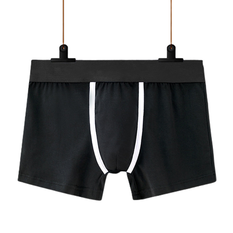 Lenjerie pentru bărbați Lenjerie sexy pentru băieți Slip boxer Bumbac Husă respirabilă Chiloți Lenjerie Pantaloni scurți Slip Chiloți Calzoncillo