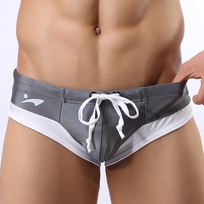 Seksi modni brend Muški seksi bikiniji s velikom torbicom Kupaći kostimi Muške bokserice za plažu Gaće Veličina SML