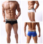 BRAVE PERSON Ανδρικό σορτς μπόξερ U κυρτό πουγκί Σέξι διάφανο εσώρουχο ανδρών Boxers Slip Thin Cool Boxer για άνδρες