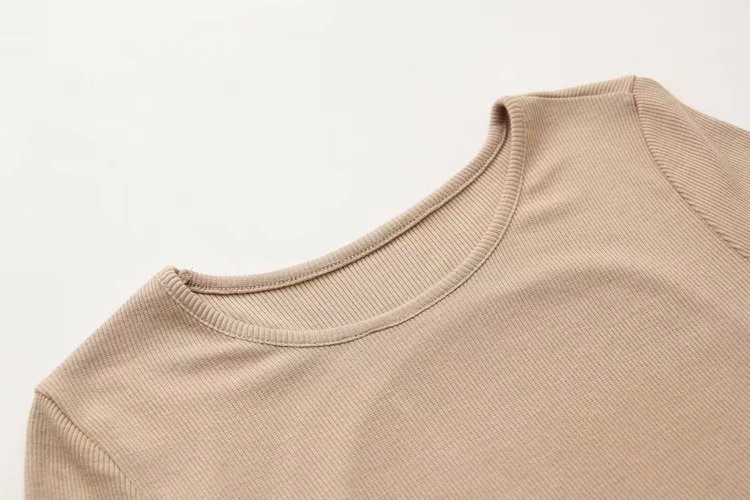 Modni kombinezon Bazaleas Ženski kombinezon s kratkim rukavima Elegantni kombinezon s povezima na kravatu bez leđa Uski bodi Osnovni ženski kombinezon