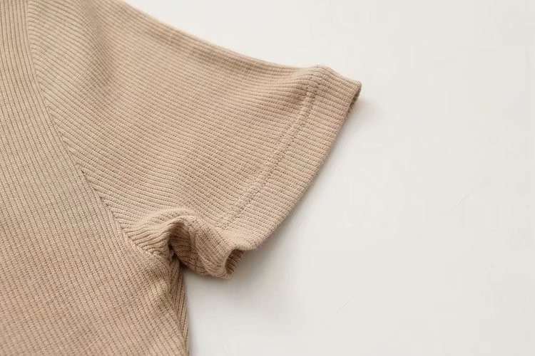 Modni kombinezon Bazaleas Ženski kombinezon s kratkim rukavima Elegantni kombinezon s povezima na kravatu bez leđa Uski bodi Osnovni ženski kombinezon