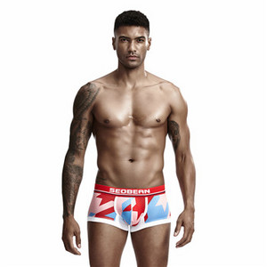 Novo SEOBEAN seksi muško donje rublje bokserice gaće gaće udobne i prozračne maskirne bokserice za muškarce