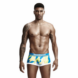 Novo SEOBEAN seksi muško donje rublje bokserice gaće gaće udobne i prozračne maskirne bokserice za muškarce