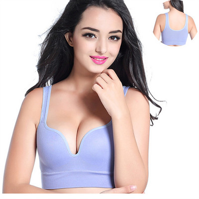 Sexy Push Up 3D sporta krūšturi sievietēm bezšuvju apakšveļa Joga Fitness Triecienizturīga veste Crop Tops Sieviešu Sujetador sporta krūšturi sievietēm