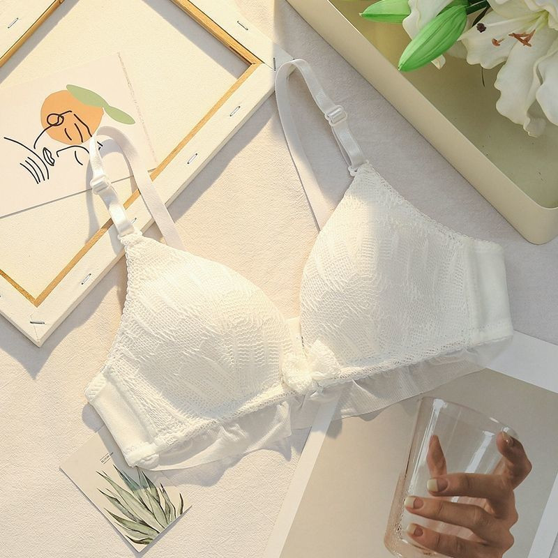 Lányok olcsó melltartó Szexi zökkenőmentes melltartó drót nélküli Push Up melltartók női virágos gyönyörű hátsó fehérnemű 5 színű nagy méretű melltartó