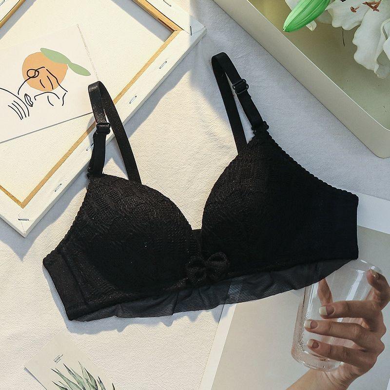 Lányok olcsó melltartó Szexi zökkenőmentes melltartó drót nélküli Push Up melltartók női virágos gyönyörű hátsó fehérnemű 5 színű nagy méretű melltartó