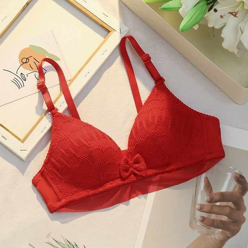 Lányok olcsó melltartó Szexi zökkenőmentes melltartó drót nélküli Push Up melltartók női virágos gyönyörű hátsó fehérnemű 5 színű nagy méretű melltartó