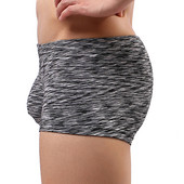 Boxeri pentru bărbați Lenjerie de corp Boxer pentru bărbați Sexy U convex Chiloți pentru bărbați de marcă de înaltă calitate, respirabil, moale, pentru