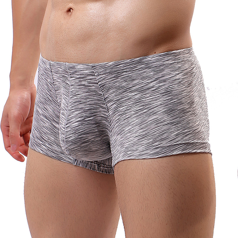 Boxeri pentru bărbați Lenjerie de corp Boxer pentru bărbați Sexy U convex Chiloți pentru bărbați de marcă de înaltă calitate, respirabil, moale, pentru 