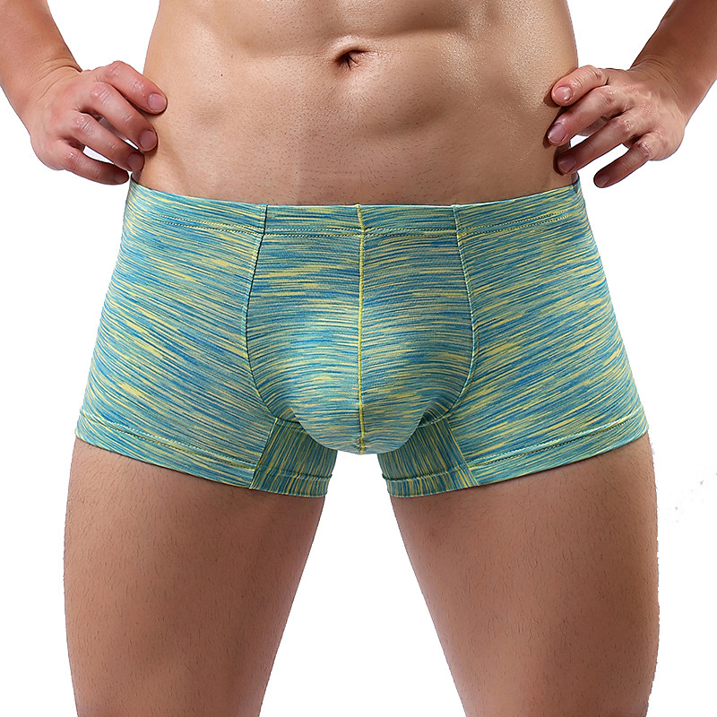 Boxeri pentru bărbați Lenjerie de corp Boxer pentru bărbați Sexy U convex Chiloți pentru bărbați de marcă de înaltă calitate, respirabil, moale, pentru 