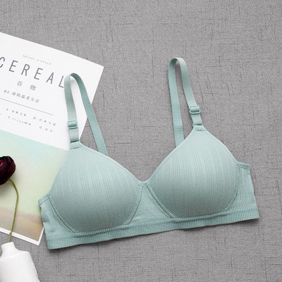 Vară Subțire Model Cupă Lenjerie Intima Femei Sutiene Sexy Bumbac Adolescent Piept Mic Sutien Femeie Moda Simplitate Lenjerie