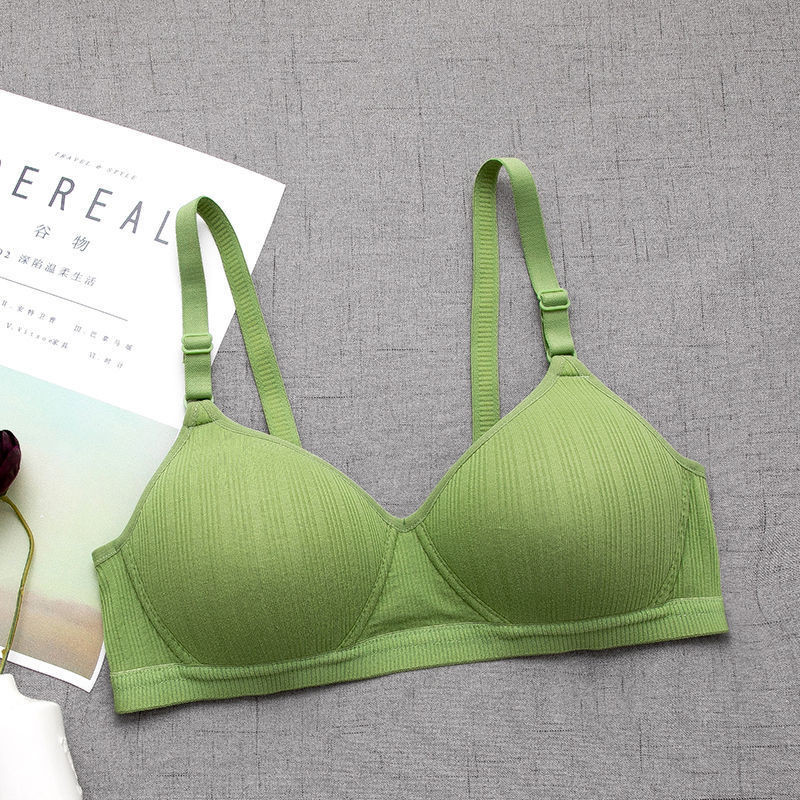 Vară Subțire Model Cupă Lenjerie Intima Femei Sutiene Sexy Bumbac Adolescent Piept Mic Sutien Femeie Moda Simplitate Lenjerie