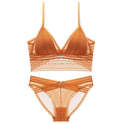 CINOON Set de lenjerie intimă sexy din dantelă franceză Set sutien de înaltă calitate Sutien Push Up Sutien de modă și seturi de chiloți Lenjerie sexy pentru femei