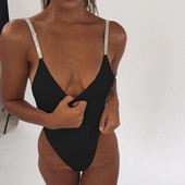 Γυναικείες ολόσωμες φόρμες με λουράκι διαμαντιών σπαγγέτι Celebrity Runway Clubwear Party Bodysuit Drop Shipping Ενδύματα παραλίας Σέξι φορμάκια