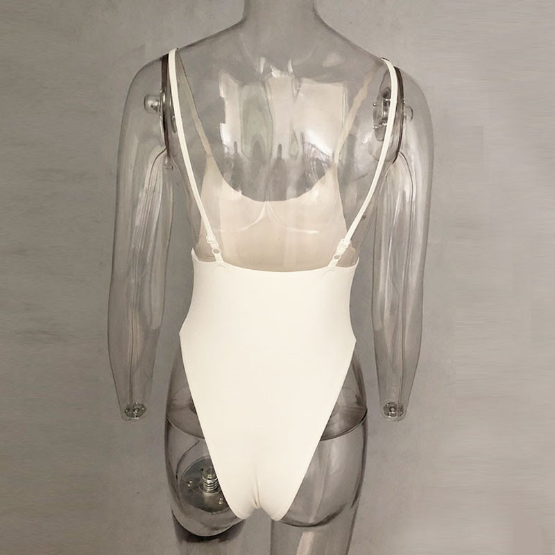 Γυναικείες ολόσωμες φόρμες με λουράκι διαμαντιών σπαγγέτι Celebrity Runway Clubwear Party Bodysuit Drop Shipping Ενδύματα παραλίας Σέξι φορμάκια