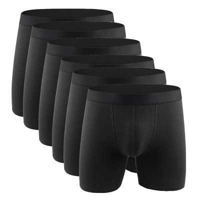 Pamučne muške gaćice donje rublje bokserice duge nogavice udobne muške gaće muške hombre bokserice Marca europska veličina plus S-XXL