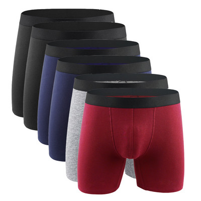 Pamučne muške gaćice donje rublje bokserice duge nogavice udobne muške gaće muške hombre bokserice Marca europska veličina plus S-XXL