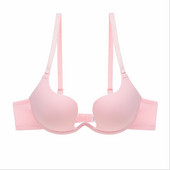 U-kujuline push-up aluspesu koos madala lõikega seljata pulmakleit nähtamatu rinnahoidja sujetador seksikas daamid soutien gorge femme