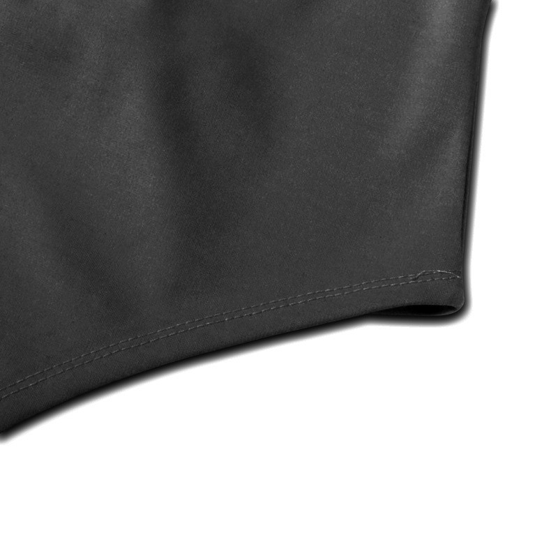 Body tricotat cu decolteu în U, negru, negru, cu mânecă lungă, cu dantelă, salopete pentru femei, 2020, ocazional, dintr-o singură piesă