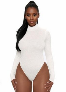 Body sexy de primăvară ușor de asortat pentru femei, cu mânecă lungă, 2019, design nou, cu guler, bodycon, pentru femei, ZO1840