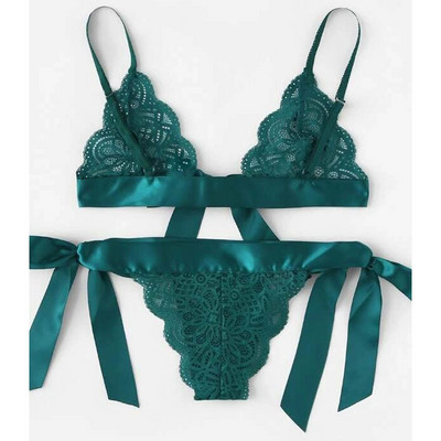 Moodne seksikas naiste kolmepunktiline suur kaar, lõhestatud aluspesu Euroopa ja Ameerika erootilise aluspesu hulgimüük