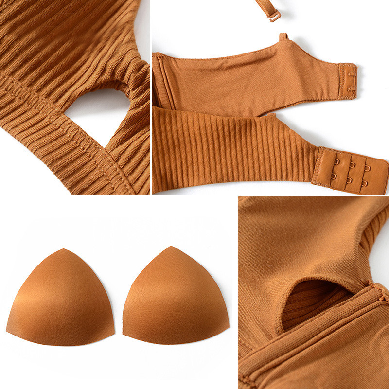 Δωρεάν αποστολή Εσώρουχα εσώρουχα με σέξι γυναικείο μπικίνι 5 χρωμάτων Bralette βαμβακερό σουτιέν Εσώρουχα από καθαρό βαμβάκι