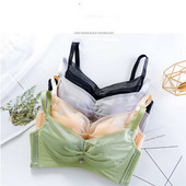 Γυναικείο σουτιέν με σέξι, εξαιρετικά λεπτά λαγουδάκι με αυτιά, χωρίς εσώρουχο, μεγάλο μπούστο δείχνει μικρό σουτιέν με δαντέλα για να μαζέψεις άνετα εσώρουχα