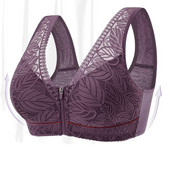 2022 Νέο σέξι σουτιέν δαντέλα Γυναικείο σουτιέν με κλείσιμο με σύρμα χωρίς εσώρουχα Άνετα κέντημα Floral Bralette Μεγάλο μπούστο 42/95 π.Χ.