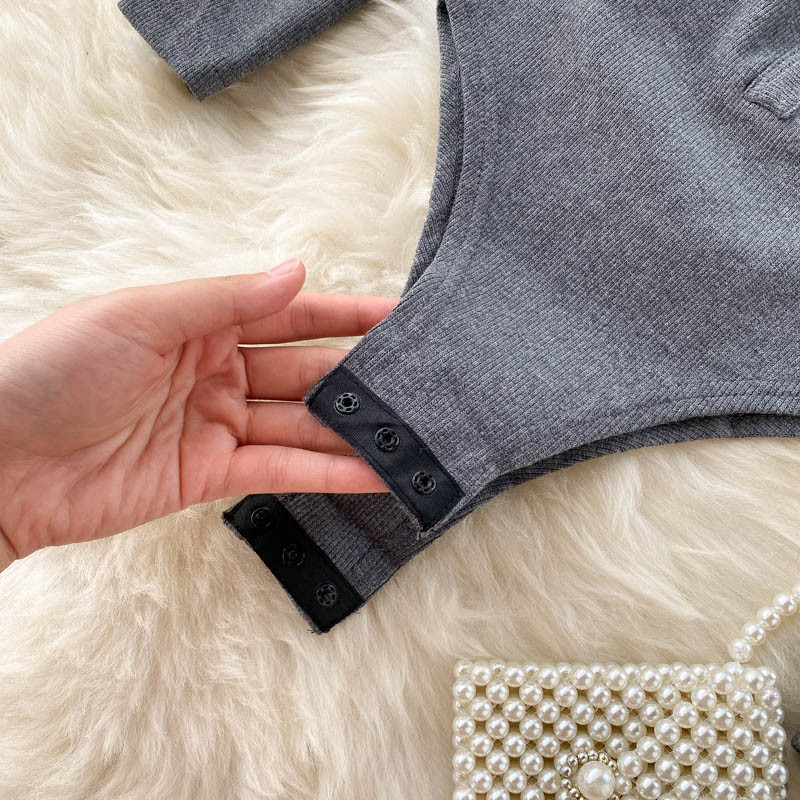 Teeuiear Body elastic cu nasturi subțiri de toamnă pentru femei sexy cu umăr fără umăr bodycon casual 2021, iarnă, skinny club cu mânecă lungă