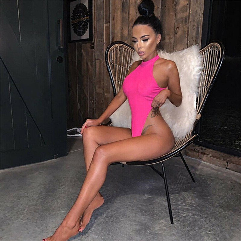 Ženski bodi uz tijelo, uski, fitness, klupska odjeća bez rukava, kombinezoni s otvorenim ramenima, halterima, jednobojni ljetni vrhovi