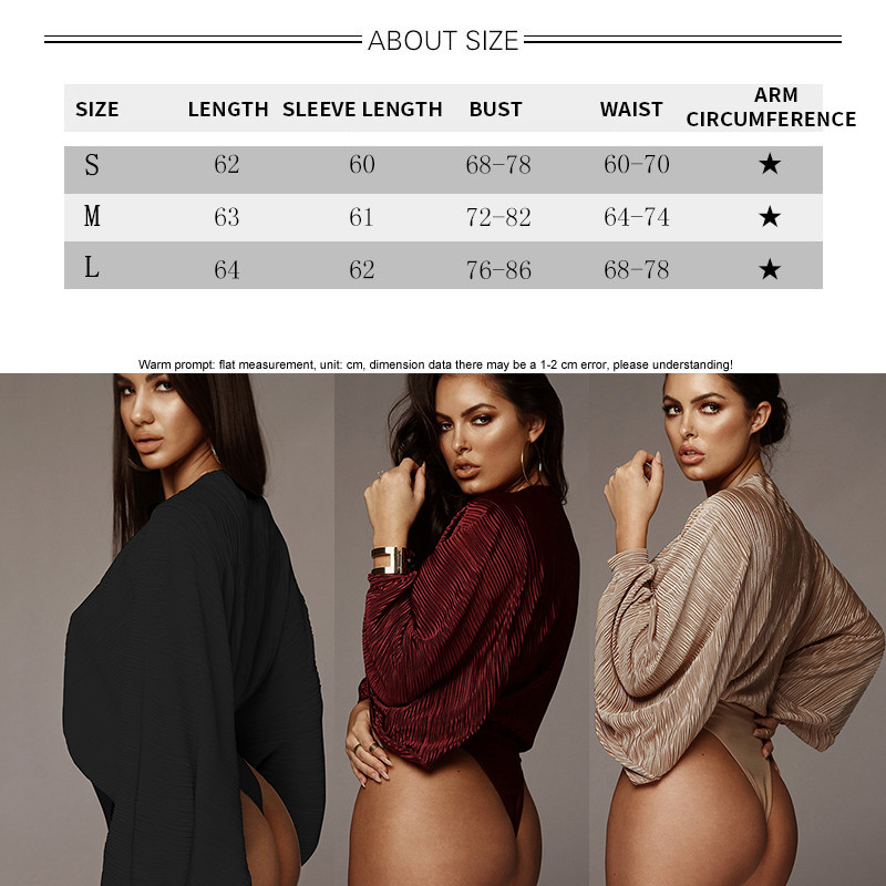 Σέξι γυναικείο κορμάκι με βαθύ V λαιμόκοψη Μόδα μακρυμάνικο φαρδύ γυναικείο ρόμπερ Ανοιξιάτικο casual ολόσωμο ολόσωμο φόρμα 2020 new hot