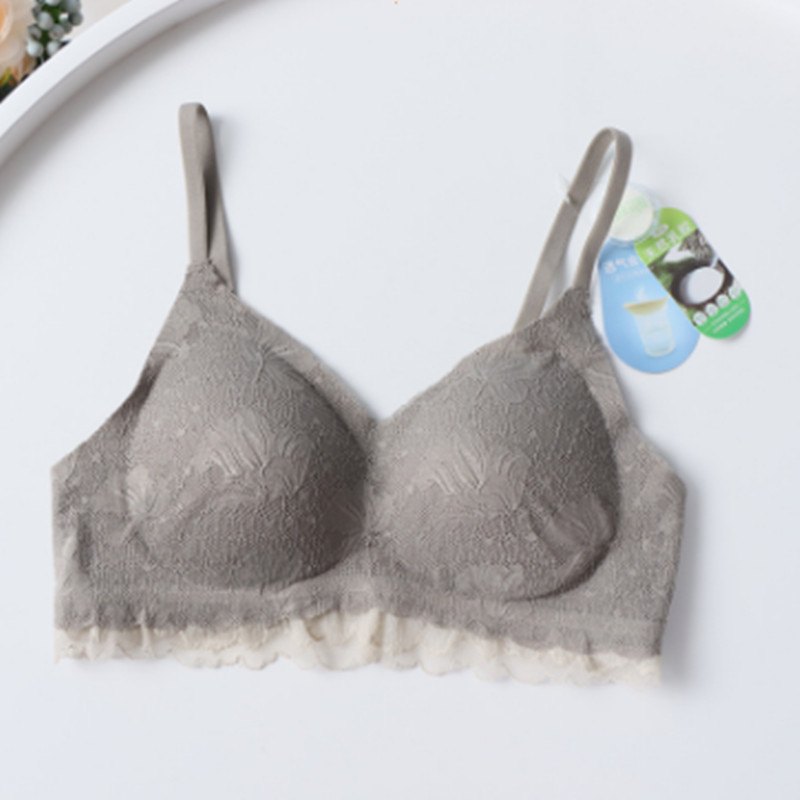 Latex Fashion Sexy Dantela Spate No Trace Pro Skin Sling Lenjerie de corp pentru femei însărcinate Sutien subțire pentru femei fără oțel