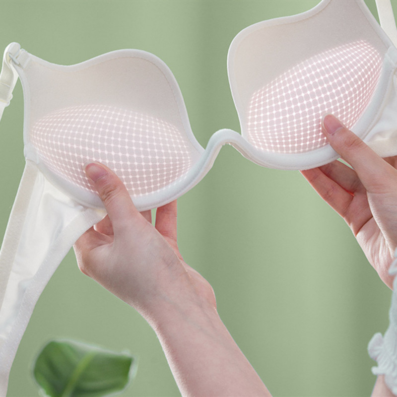 1PC Sutiene sexy fără spate pentru femei Deep U Low Cut Lenjerie Multi Wear Lenjerie de corp Push Up fără sudură Fără tampon Sutien de nuntă Bralette