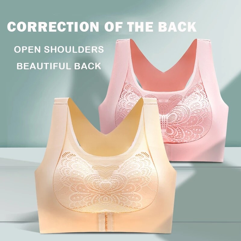 Sutien pentru femei corector de postură fără sudură Push Up rezistent la șocuri Suport sportiv Vestă de fitness Ajustare lenjerie Sutien spate Nou