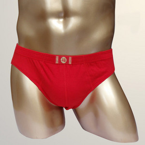 Luckymily Lenjerie de corp pentru bărbați din bumbac, confortabilă, de vârstă mijlocie, slip pentru bărbați, de culoare uni, pantaloni grăsimi cu talie medie, lenjerie pentru bărbați