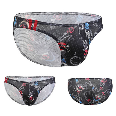 U-izliekts maisiņš Apakšveļa Vīriešu siksnas un G-Strings Tangas Hombre Ropa Interjers Vīriešu apdruka, izliekts maisiņš Biksītes Sexy Biksītes A30