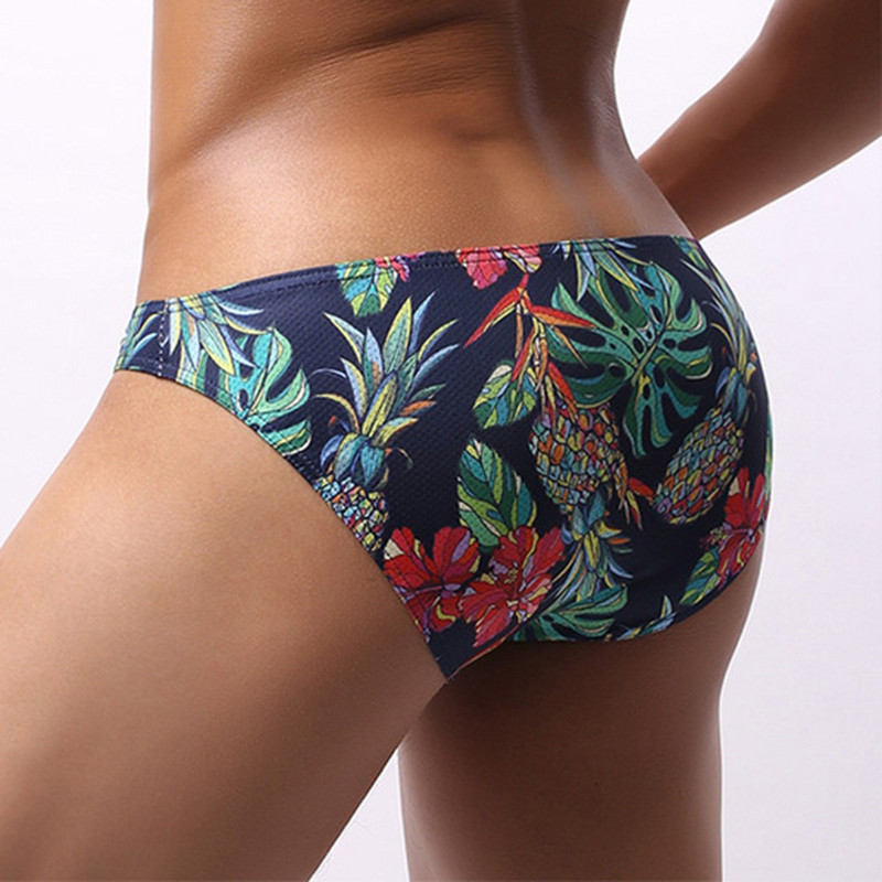 U-izliekts maisiņš Apakšveļa Vīriešu siksnas un G-Strings Tangas Hombre Ropa Interjers Vīriešu apdruka, izliekts maisiņš Biksītes Sexy Biksītes A30