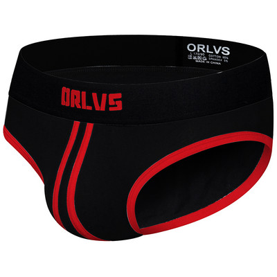 ORLVS Ανδρικά σλιπ Εσώρουχα Ανδρικά Σέξι Jockstrap πουγκί Cuecas Ανδρικό βαμβακερό εσώρουχο Στινγκ από διχτυωτό σώβρακο Slip Homme Srting