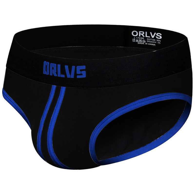 ORLVS Ανδρικά σλιπ Εσώρουχα Ανδρικά Σέξι Jockstrap πουγκί Cuecas Ανδρικό βαμβακερό εσώρουχο Στινγκ από διχτυωτό σώβρακο Slip Homme Srting