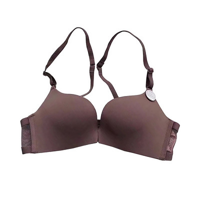 Francuski grudnjaci s prednjim zatvaranjem bez tragova Seksi ženski grudnjak s izdubljenim leđima, mekani bez žica Žensko donje rublje Modni grudnjak za djevojke