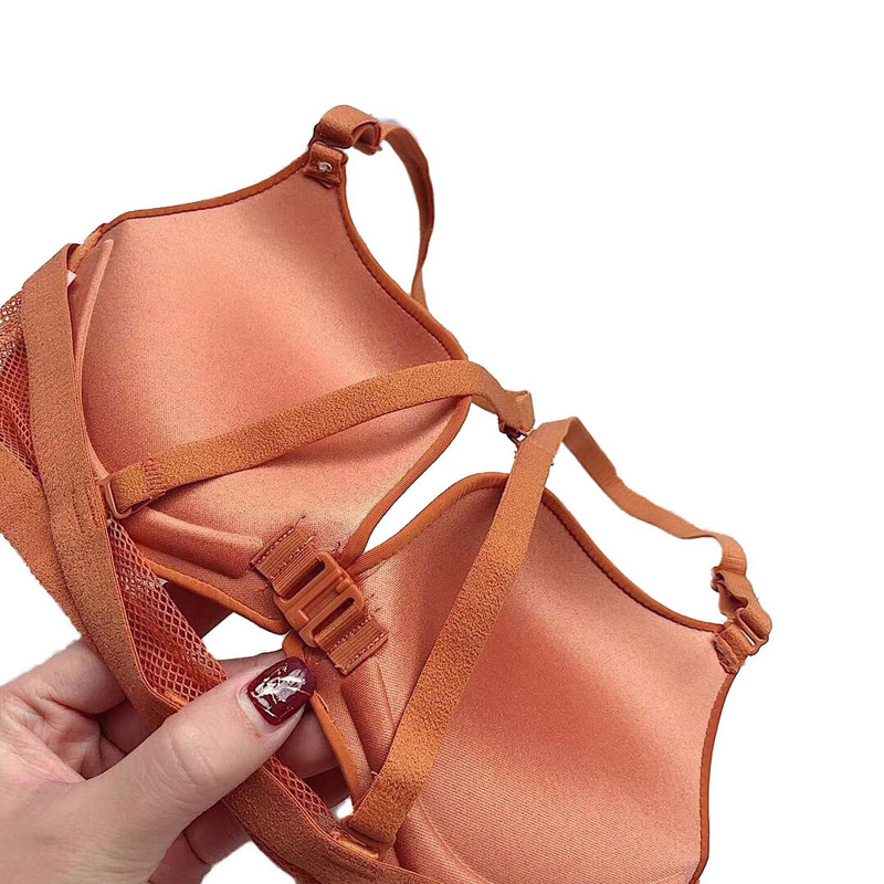 Francuski grudnjaci s prednjim zatvaranjem bez tragova Seksi ženski grudnjak s izdubljenim leđima, mekani bez žica Žensko donje rublje Modni grudnjak za djevojke