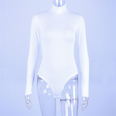 2019 Turtleneck Body sexy salopete cu mânecă lungă pentru femei body body solid bodycon toamna iarnă