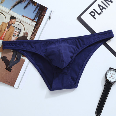 Pamučne gaćice Muške udobne gaćice Muško donje rublje Bikini Drop shipping Muške prozračne gaćice niskog struka Jednobojne 1811