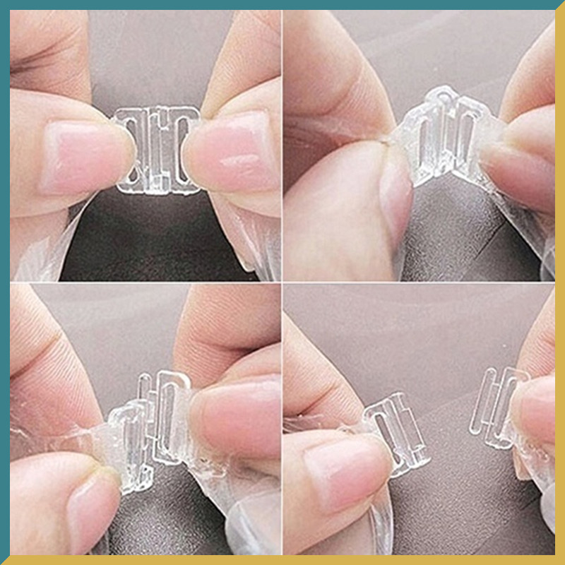 Αόρατα σουτιέν σιλικόνης για γυναίκες Νυφικό Εσώρουχα BraletteClear Strap Multiway Strapless Μπροστινό κλείσιμο Στηθόδεσμο