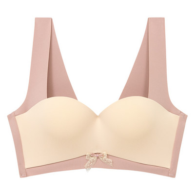 Lenjerie de corp subțire din bumbac pentru femei Sutien push up la modă Confort de mărime mare Lenjerie sexy pentru femei fără urme Sutien asortat cu culorile sexy