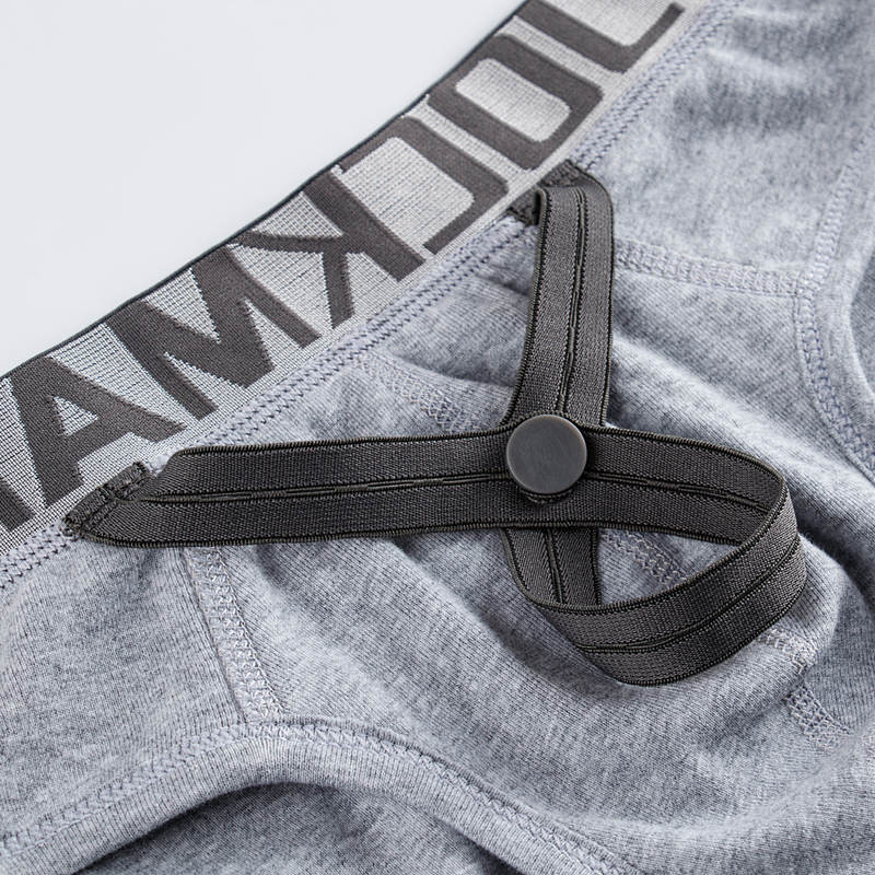 Ανδρικά αθλητικά σλιπ σέξι εσώρουχα με μεσαία δαχτυλίδι με εσωτερικό δαχτυλίδι Club Casual αθλητικά σορτς Βαμβακερά αναπνεύσιμα τρουκς εσώρουχα