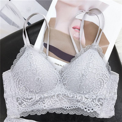 Pitsist tüdrukute aluspesu ilma alustraadita uus toode õhuke ilus tagumine kolmnurkne topsrinnahoidja