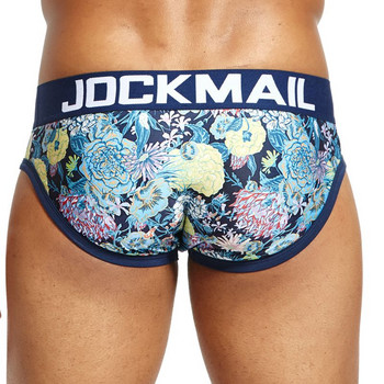 JOCKMAIL печат Мъжко бельо Секси мъжки слипове Дишащи мъжки панталони Cueca Мъжки гащи Долни гащи бельо