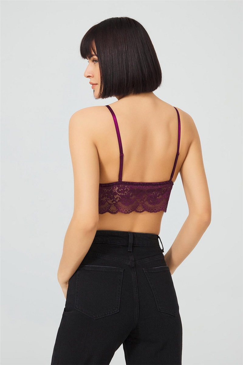 Lacy Slim Strap Căptușit Triunghi Femei Bralet Bustier iarna babydoll femei cămașă de noapte lenjerie intima rochie vară primăvară mare femei pija