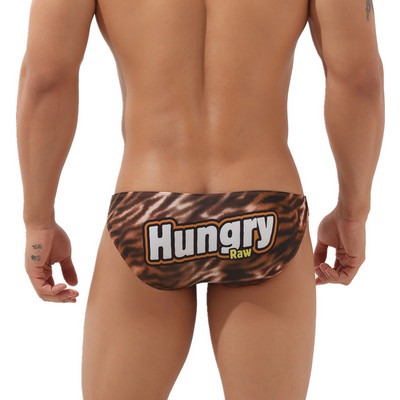 Ανδρικά εσώρουχα SEOBEAN Σέξι σλιπ μπικίνι Χαμηλό ανδρικό σώβρακο Ανδρικά σλιπ με αστεία εμπριμέ σχέδια